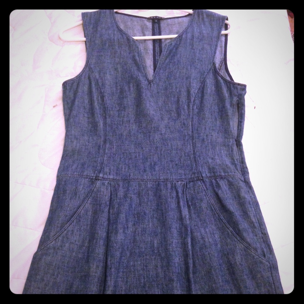Theory Denim Dress Size 4